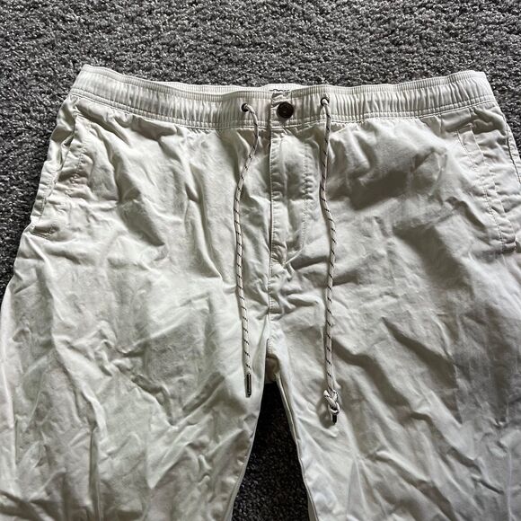 Reyn Spooner Chino Pants Tan Khaki Outdoor 100% Cotton Relaxed Drawstring Sz 2XL - Picture 3 of 8